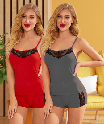 Beach Curve Self Design Babydoll
