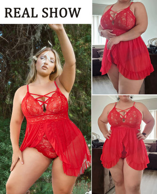 GirlFriend Solid, Self Design Babydoll