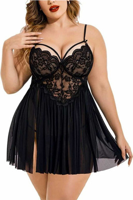 DVKA CREATIONS Self Design Babydoll