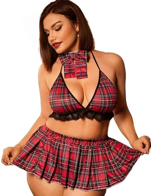 LITTLE LUSH Solid Babydoll