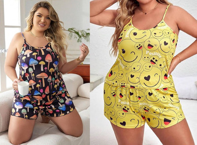 Fashonic Printed Babydoll