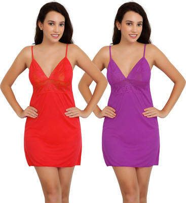 Cup's-In Self Design Babydoll