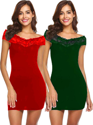 PIBU Self Design Babydoll