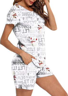 BROOFEE Printed Babydoll