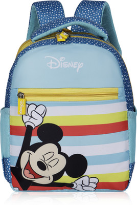 Priority 12 inch Truffle 001 Disney Micky Mouse Printed Arctic Blue 20 L Backpack(Blue)