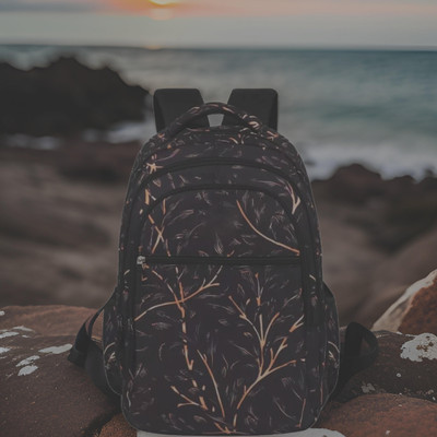 JairaJ backpack for men backpack bags bagpack(S-19.1*14) 34 L Laptop Backpack(Black)