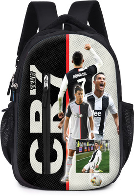 Ronaldo Casual Backpack Office Daypack Unisex College and School Bag 30 L Laptop Backpack(Black)