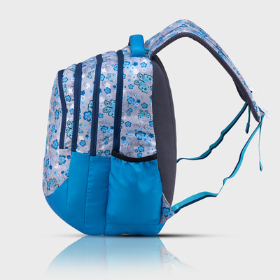 ENERGY School/College for Girl | Lightweight Bag 35 L Laptop Backpack(Blue, Grey)