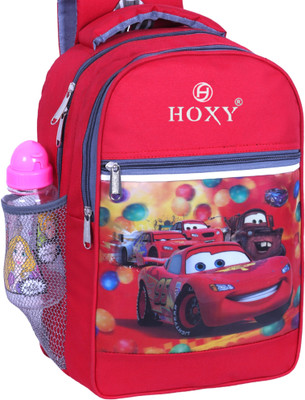 hoxy Medium size light weight and waterproof bag for college/office/tuition uses 16 L Laptop Backpack(Red)