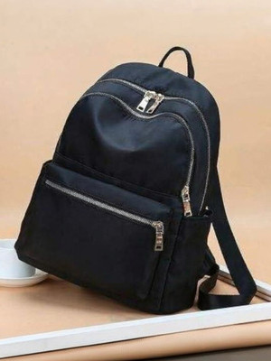 JAISOM Small 15L Black For College Trending Bag For Girls 15 L Backpack(Black)