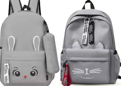 Plama BNY-- GRY_--1_2 & cat_@@_ gry_1_2_@ 30 L Backpack(Grey, Grey)
