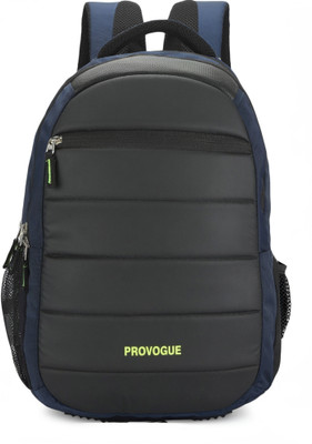 PROVOGUE Casual Self Design Spacy with Rain cover 38 L Laptop Backpack(Blue, Black)