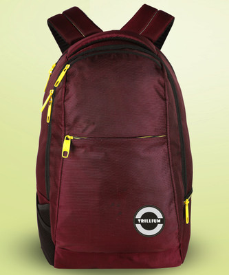 Trillium Use For Daily Routin UniSex,Casual Backpack/Daypack(1018) 30 L Laptop Backpack(Maroon)