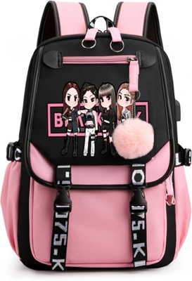 PALAY 9 ltrs backpack black 9 L Backpack(Black, Pink)
