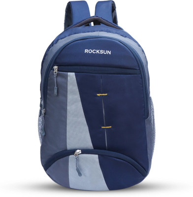 rocksun 35L LARGE | ATTRACTIVE | STYLISH & STRONG LAPTOP BACKPACK FOR MEN & WOMEN 35 L Laptop Backpack(Blue, Grey)