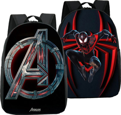 Plama A_AVANGER+SPIDER-01-COMBO_abc 30 L Backpack(Blue)