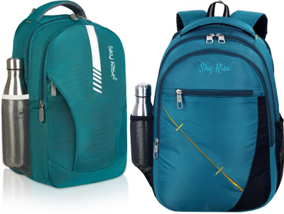 SKY RISE Laptop Backpack 35 L Backpack(Green)