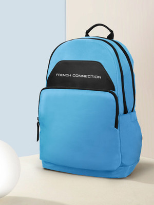 French Connection Unisex Ergonomic Backpack 23 L Backpack(Blue)