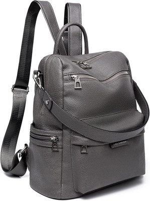 TrueArch Women Backpack Student Backpack Lightweight Comfortable 26 L Backpack(Grey)