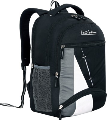 Fast Fashion TRBLK_0511_19_13 30 L Backpack(Black, Grey, White)