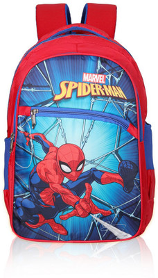 Priority 18 Inch Marvel Spiderman Printed School 33 L Backpack(Red)