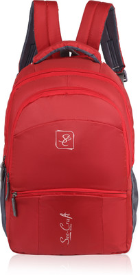 SEE-CRAFT Water Repellent 35 L Laptop Backpack(Red)
