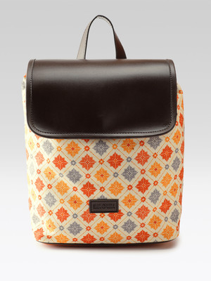 ANOUK Poly Canvas Satchel Trendy Stylish 11 L Backpack(Orange)