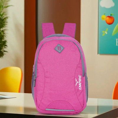 EMPIRE Casual Polyester Laptop Travel Office College School Unisex Backpack 35 L Laptop Backpack(Pink)
