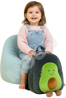 MOSU Soft Plush Cartoon Kids School Bag Boys & Girls (1–6 Yrs) Nursery, UKG, NKG 10 L Backpack(Green)