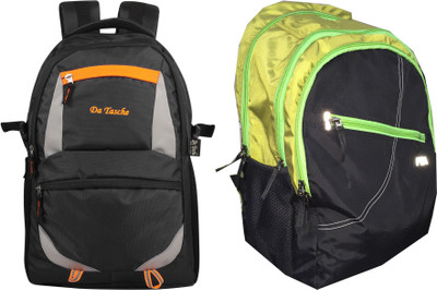 Da Tasche SHINE PRO 25L Blk 25 L Backpack(Black, Multicolor)