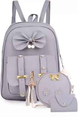 EVOLIC backpacks for girls 15 L Backpack(Grey)