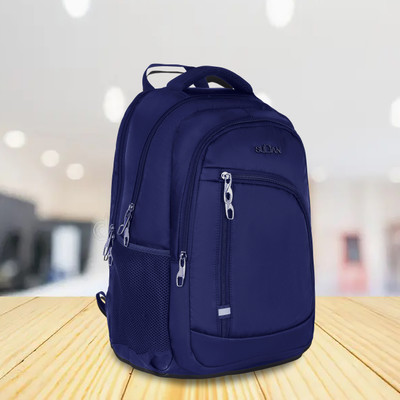 Sudan Reflective Cross Zipper Hover backpack 30 L Backpack(Blue)