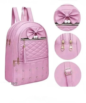 EVOLIC Small 15 L Small New Trendy Fashionable & Girl 15 L Backpack(Pink)