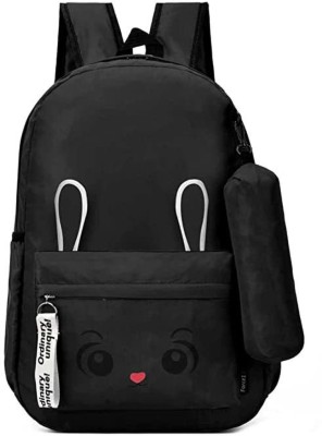 Dowet BUNNY-BLACK-1PC-MAP_2_11 10 L Backpack(Black)