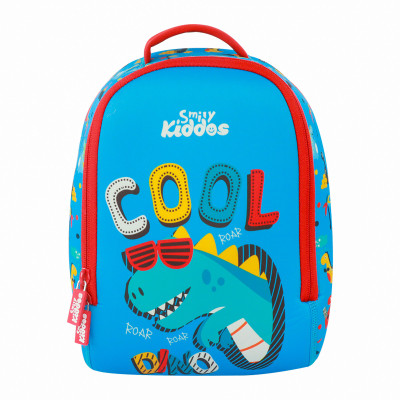 smily kiddos Preschool backpack - Cool Dino blue 6 L Backpack(Blue)