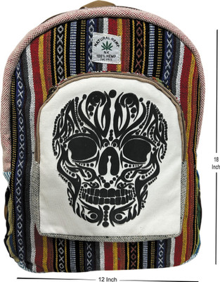 OJASH Handmade Backpack for Men & Women – Eco-Friendly Travel, School & Casual Bag 35 L Laptop Backpack(Multicolor)