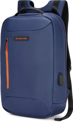 NASHER MILES Staten Passenger Workpack | Polyester | USB charging | Ideal For Office 29 L Laptop Backpack(Blue)