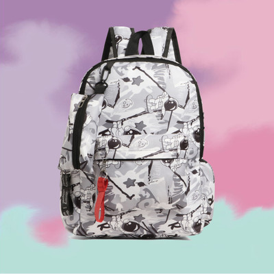 Reprox Women backpack awesome quality collage and schooling for girls backpacks 15 L Laptop Backpack(White)