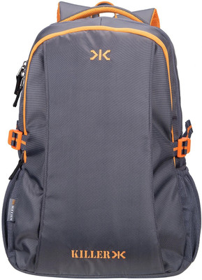 KILLER Grey Polyester Backpack - Checkers 29 Ltr Office Laptop Backpack 30 L Laptop Backpack(Grey)