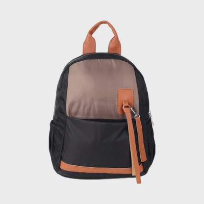 AKR Light Weight Trendy School & College Bag Unisex Casual Waterproof 10 L Backpack(Black, Brown)