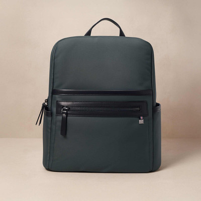 LINO PERROS Unisex Olive Cross Body 27.2 L Laptop Backpack(Green)