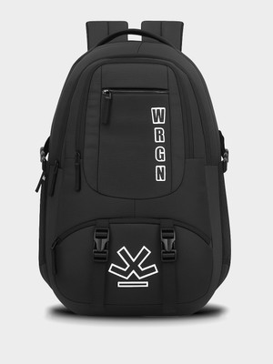 WROGN Solid Polyester 45 L Laptop Backpack(Black)