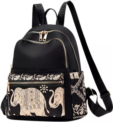 edition fashion hub printed backpack 20 L Backpack(Black)