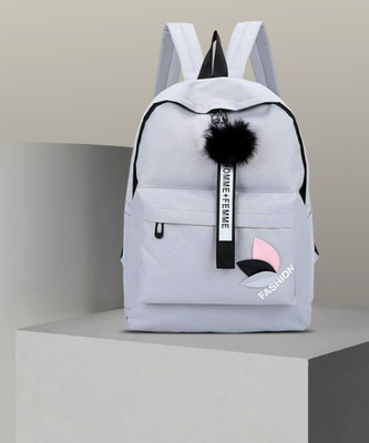 SS Enterprises Medium 25 L Backpack Stylish college For Girls /Women's/ / Office Bag 20 L Backpack(Grey)