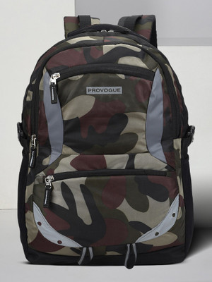 PROVOGUE Spacy unisex with rain cover and reflective strip 35 L Laptop Backpack(Multicolor)