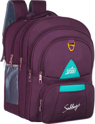 SAB Bags Sturdy Casual School Bag 7 to 10 Class For Students Unisex Comfortable Carrying 45 L Backpack(Purple)