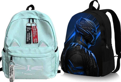 khatushyam collection A_CT_GRN_@_1 & PANTHERBLUE_@@_1PC_abc 30 L Backpack(Green, Black)