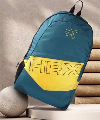 HRX by Hrithik Roshan Unisex Colourblocked Backpack 23 L Backpack(Green)