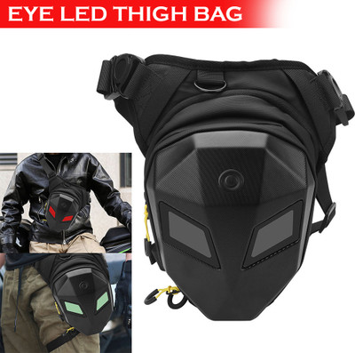 ASRYD Eyes LED Riding Leg Bag – Multifunctional Waterproof Design 2.5 L Backpack(Black)