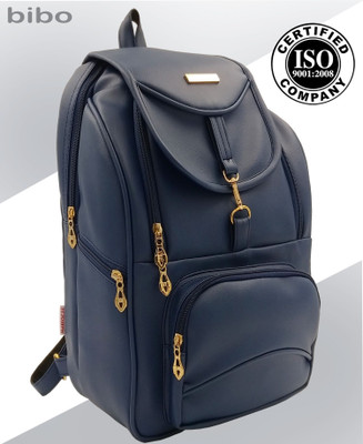 BIBO Small 18 L Backpack BLUE school bag for college girls and working women 18 L Backpack(Blue)